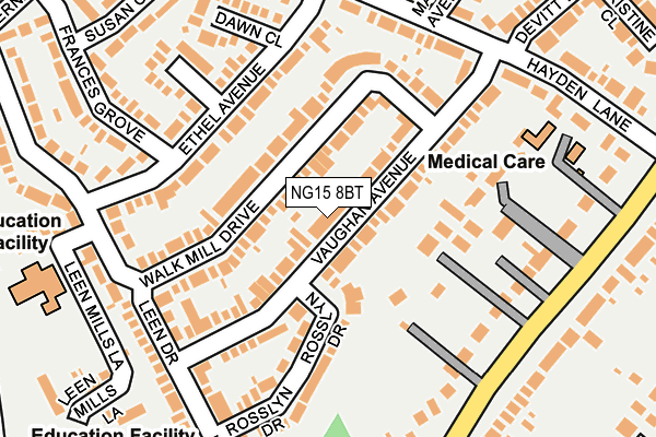 Map of D.G. ELECTRICAL (NOTTINGHAM) LTD at local scale