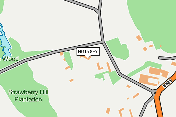 NG15 8EY map - OS OpenMap – Local (Ordnance Survey)