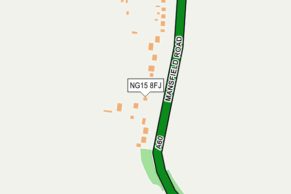 NG15 8FJ map - OS OpenMap – Local (Ordnance Survey)