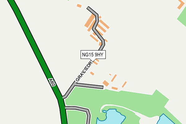 NG15 9HY map - OS OpenMap – Local (Ordnance Survey)