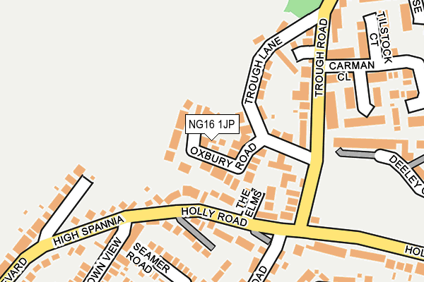 Map of CALSEB CONSULTING LIMITED at local scale