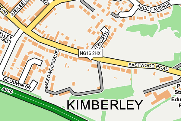 Map of JAMES PROPERTY SERVICES LTD at local scale