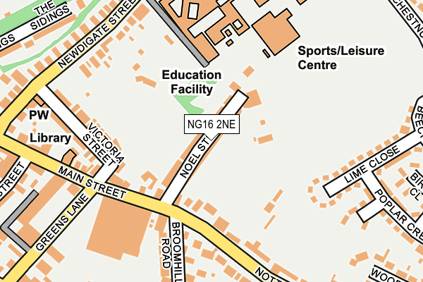 Map of BROXTOWE BOROUGH PET SERVICES LIMITED at local scale