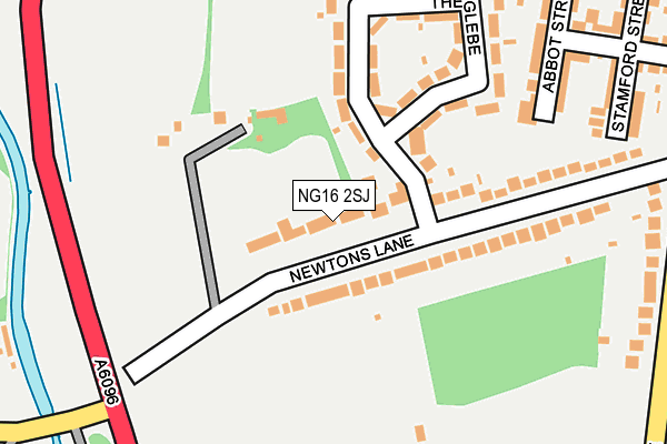 NG16 2SJ map - OS OpenMap – Local (Ordnance Survey)