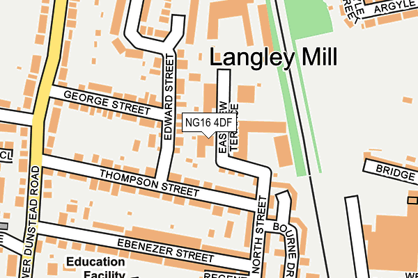 Map of CANLIN DEVELOPMENTS LIMITED at local scale
