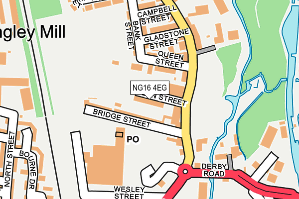 NG16 4EG map - OS OpenMap – Local (Ordnance Survey)