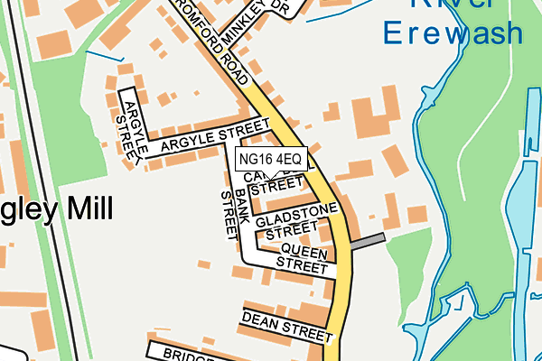 NG16 4EQ map - OS OpenMap – Local (Ordnance Survey)