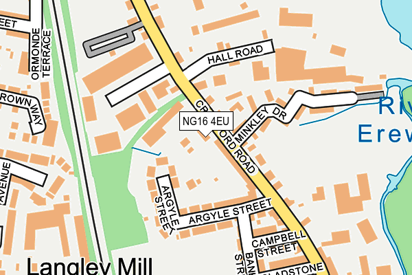 Map of MOUNTGATE CARAVANS LIMITED at local scale