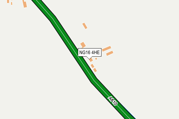 NG16 4HE map - OS OpenMap – Local (Ordnance Survey)
