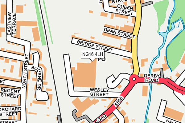 NG16 4LH map - OS OpenMap – Local (Ordnance Survey)