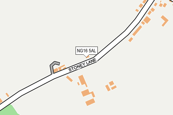 NG16 5AL map - OS OpenMap – Local (Ordnance Survey)