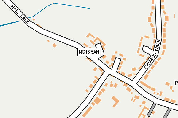 NG16 5AN map - OS OpenMap – Local (Ordnance Survey)