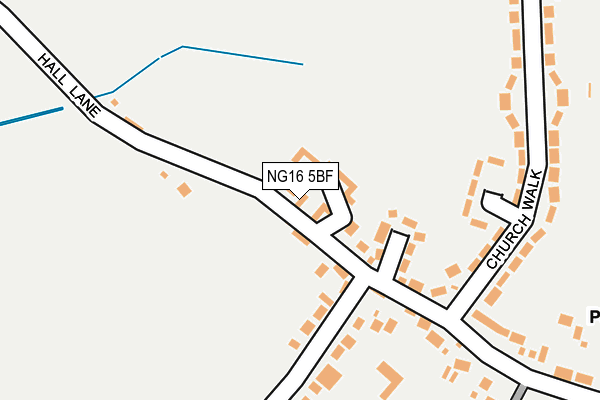 NG16 5BF map - OS OpenMap – Local (Ordnance Survey)