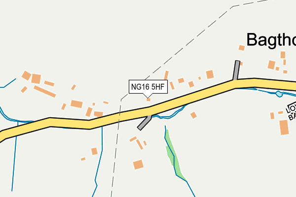 NG16 5HF map - OS OpenMap – Local (Ordnance Survey)