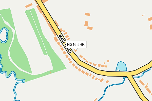 NG16 5HR map - OS OpenMap – Local (Ordnance Survey)