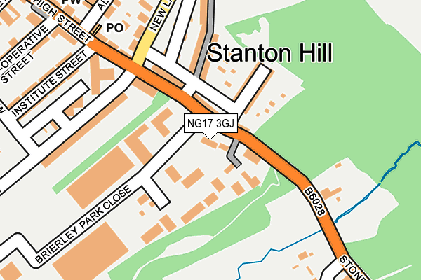 Map of JUNCTION 28 CAR SALES LTD at local scale