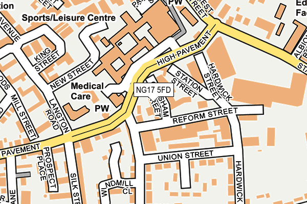 Map of EARL ENGINEERING LTD at local scale