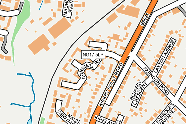 Map of VOGUE REFINISHING LTD at local scale