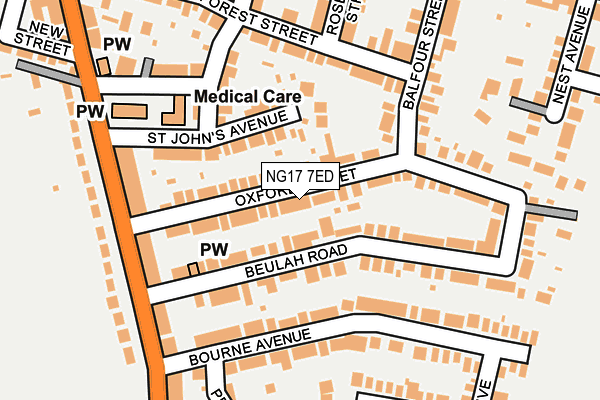 Map of NG APPLIANCES LTD at local scale