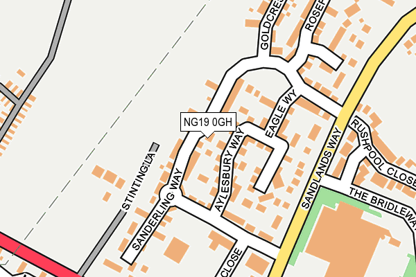 NG19 0GH map - OS OpenMap – Local (Ordnance Survey)