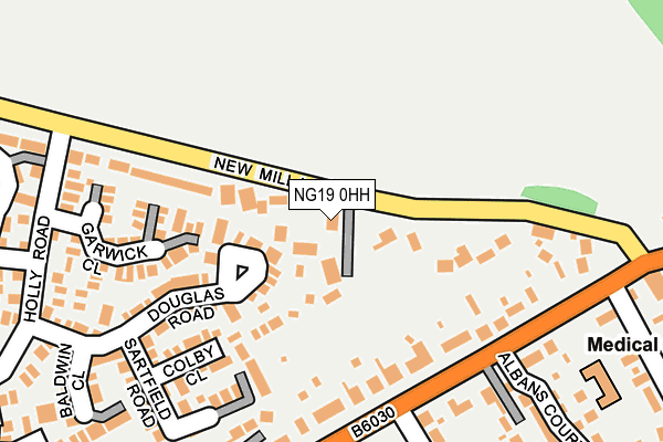 NG19 0HH map - OS OpenMap – Local (Ordnance Survey)