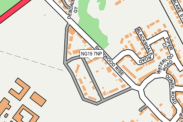 Map of NONDOS LIMITED at local scale