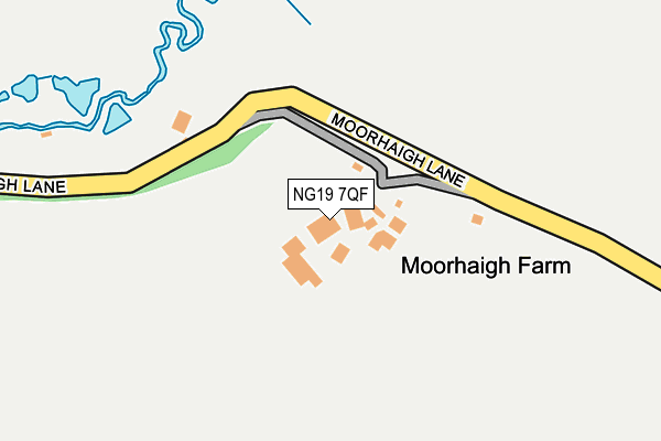 NG19 7QF map - OS OpenMap – Local (Ordnance Survey)