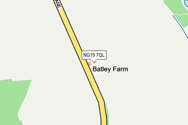 NG19 7QL map - OS OpenMap – Local (Ordnance Survey)