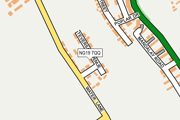 NG19 7QQ map - OS OpenMap – Local (Ordnance Survey)