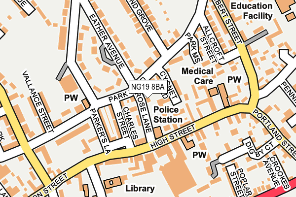 Map of HELEN WESTMANCOAT LOCUMS LIMITED at local scale