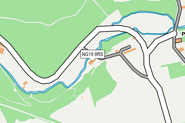 NG19 8RS map - OS OpenMap – Local (Ordnance Survey)