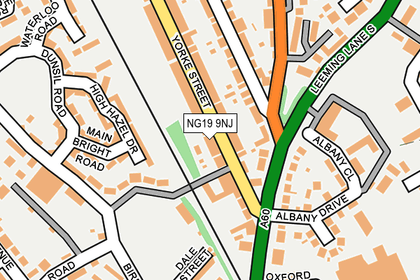 Map of ALMA OFF LICENCE LTD at local scale