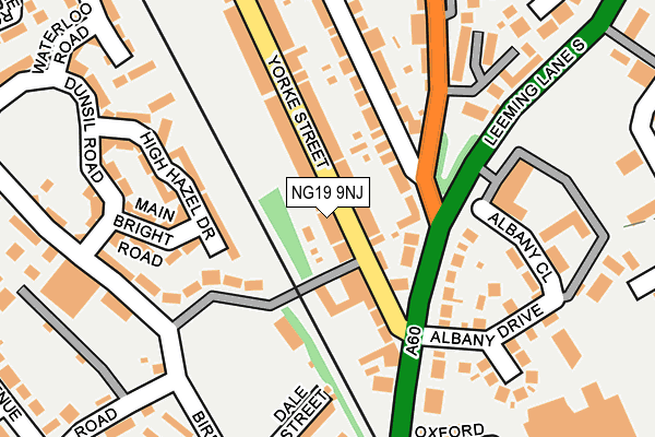 Map of NINACONSTRUCT LTD at local scale