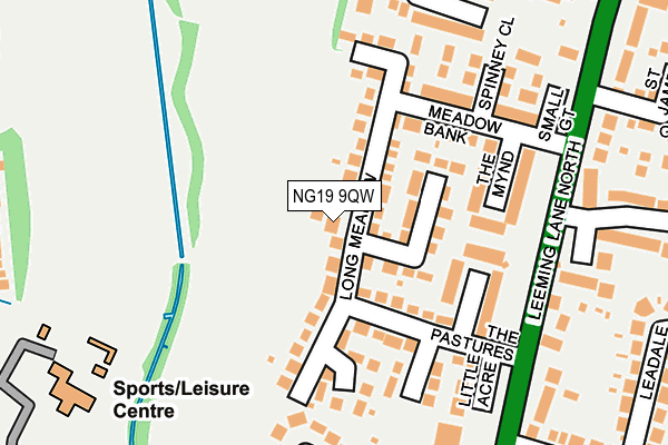 Map of CB CONSTRUCTION NOTTINGHAM LTD at local scale
