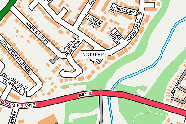 NG19 9RP map - OS OpenMap – Local (Ordnance Survey)