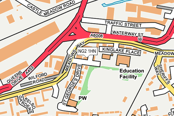 NG2 1HN map - OS OpenMap – Local (Ordnance Survey)