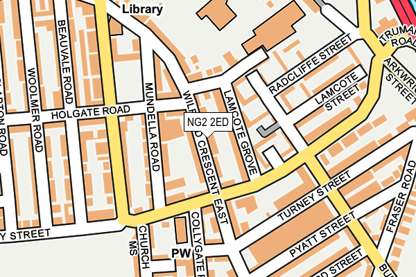 NG2 2ED map - OS OpenMap – Local (Ordnance Survey)