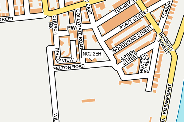 NG2 2EH map - OS OpenMap – Local (Ordnance Survey)