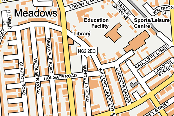 NG2 2EQ map - OS OpenMap – Local (Ordnance Survey)