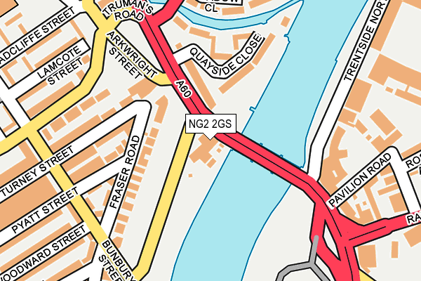 NG2 2GS map - OS OpenMap – Local (Ordnance Survey)