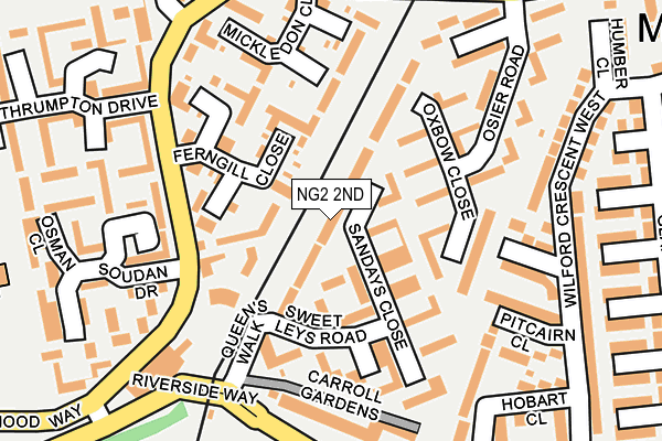 NG2 2ND map - OS OpenMap – Local (Ordnance Survey)