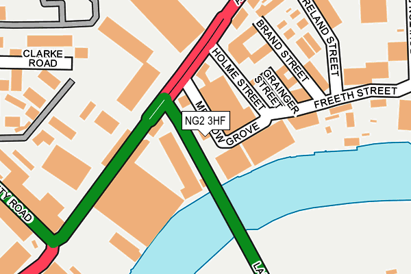 NG2 3HF map - OS OpenMap – Local (Ordnance Survey)