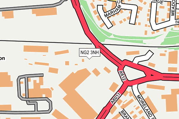NG2 3NH map - OS OpenMap – Local (Ordnance Survey)