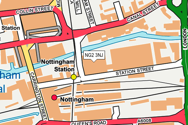 NG2 3NJ map - OS OpenMap – Local (Ordnance Survey)