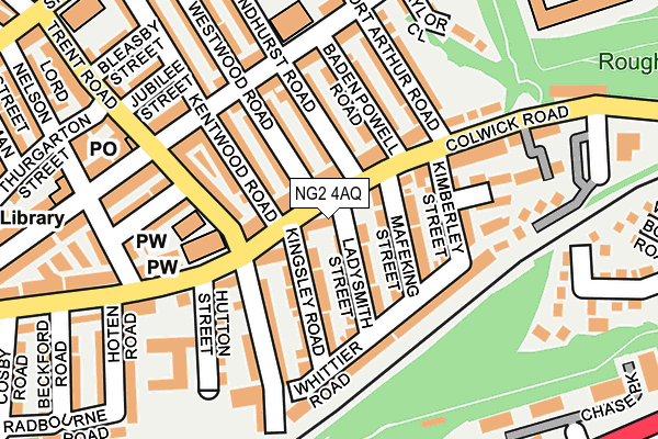 NG2 4AQ map - OS OpenMap – Local (Ordnance Survey)