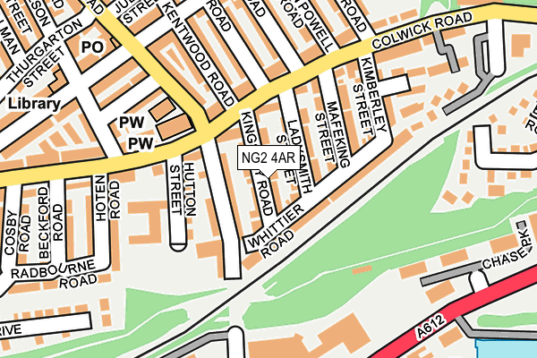 NG2 4AR map - OS OpenMap – Local (Ordnance Survey)