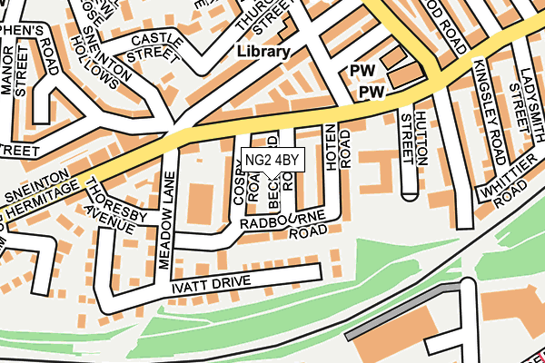 NG2 4BY map - OS OpenMap – Local (Ordnance Survey)