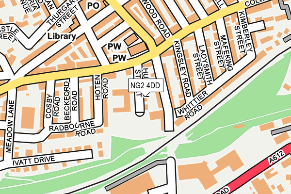 NG2 4DD map - OS OpenMap – Local (Ordnance Survey)