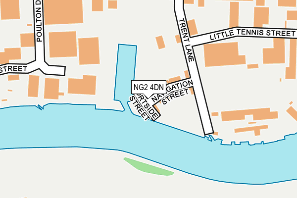 NG2 4DN map - OS OpenMap – Local (Ordnance Survey)