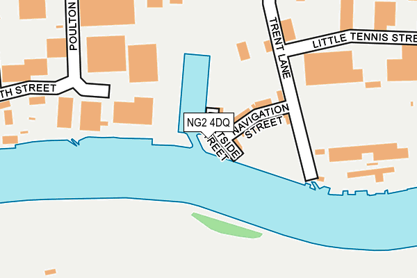 NG2 4DQ map - OS OpenMap – Local (Ordnance Survey)